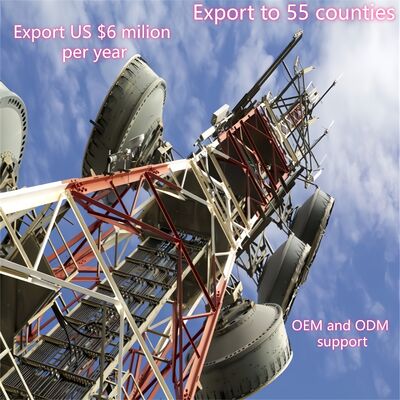 42M Q355 Steel 4 Logged Angle Steel Tower Ανθεκτικό στον πάγο για μετάδοση σήματος Άλπεων