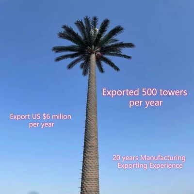 35M Φιλικό προς το περιβάλλον Bionic Pine Tree Camouflage Communication Tower Scenic Area Κάλυψη σήματος 30-χρόνων Διάρκεια ζωής γαλβανισμένη κατασκευή από χάλυβα Hot-DIP