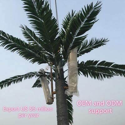 35M Φιλικό προς το περιβάλλον Bionic Pine Tree Camouflage Communication Tower Scenic Area Κάλυψη σήματος 30-χρόνων Διάρκεια ζωής γαλβανισμένη κατασκευή από χάλυβα Hot-DIP