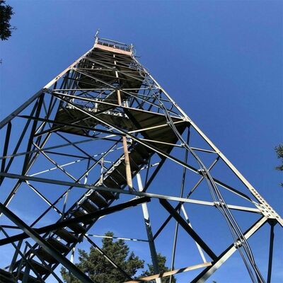 Γαλβανισμένος χαλύβδινος πύργος παρατήρησης, πύργος φύλαξης, πύργος παρακολούθησης ασφαλείας, πύργος πλέγματος για την πρόληψη πυρκαγιών στο δάσος και υποστήριξη παρατήρησης σε μεγάλο υψόμετρο